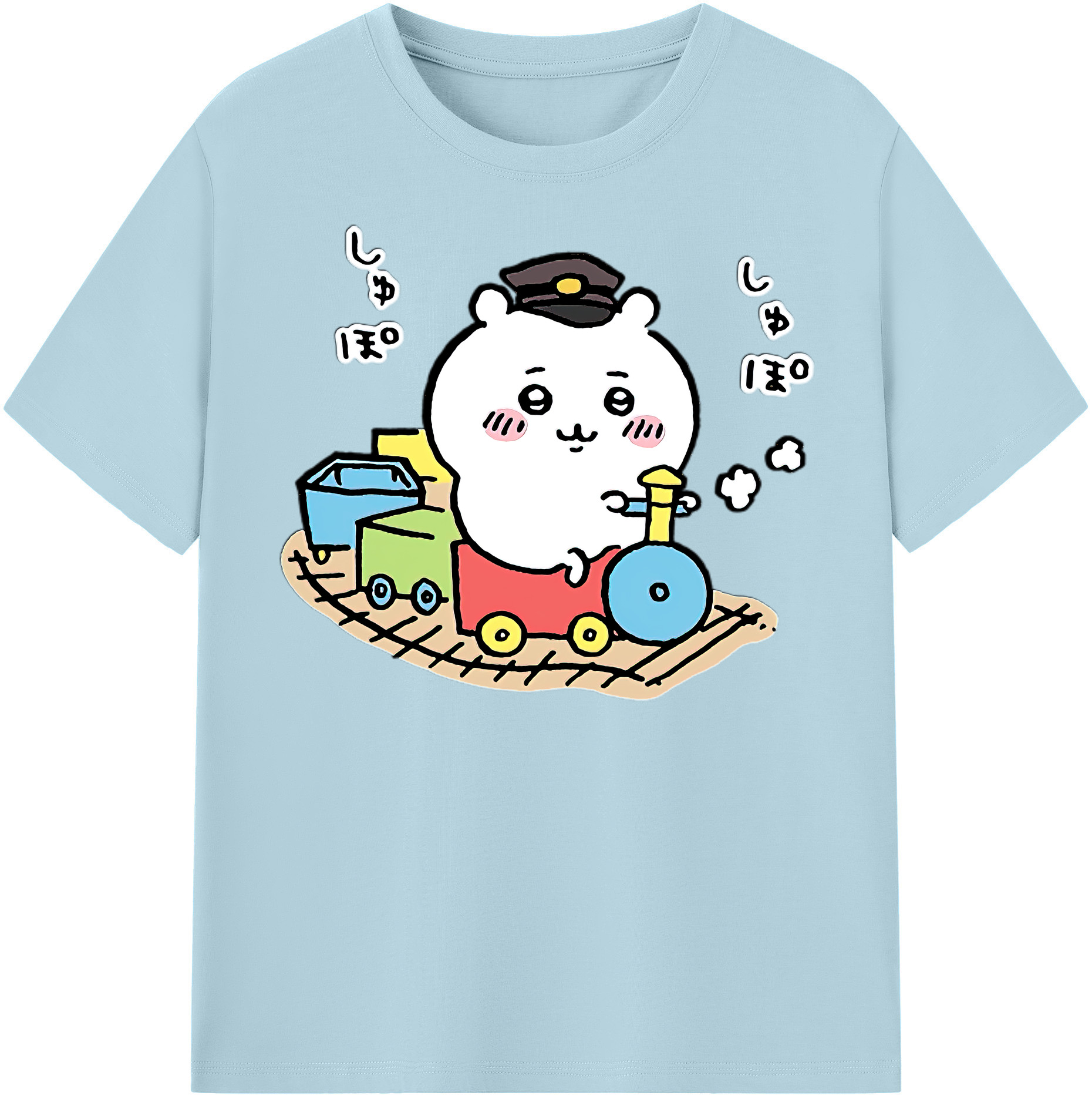 （画像用） ちいかわ ちいかわ Chii-kawa chiikawa 綿100％半袖Tシャツ（フロントプリント）